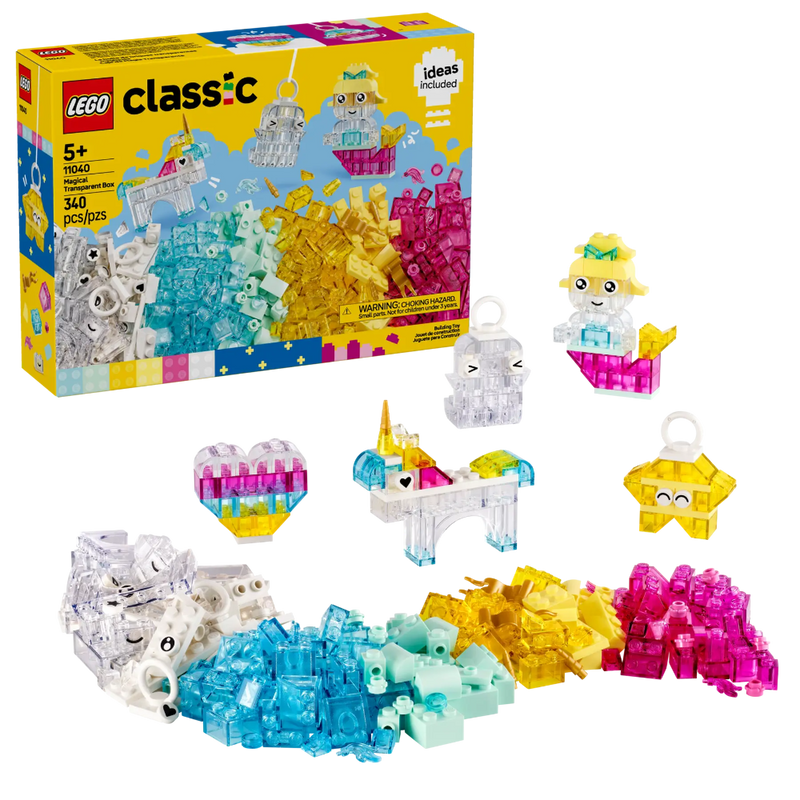 Lego 11040 Classic Magical Transparent Box (340 Pieces)
