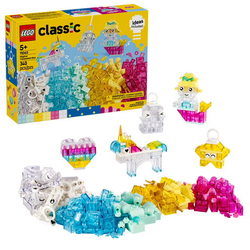 Lego 11040 Classic Magical Transparent Box (340 Pieces)