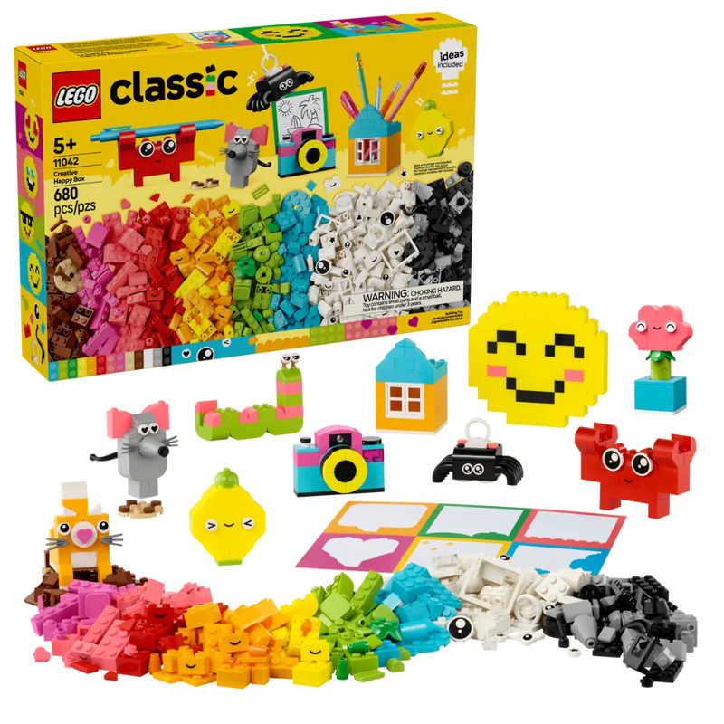Lego 11042 Classic Creative Happy Box (680 Pieces)