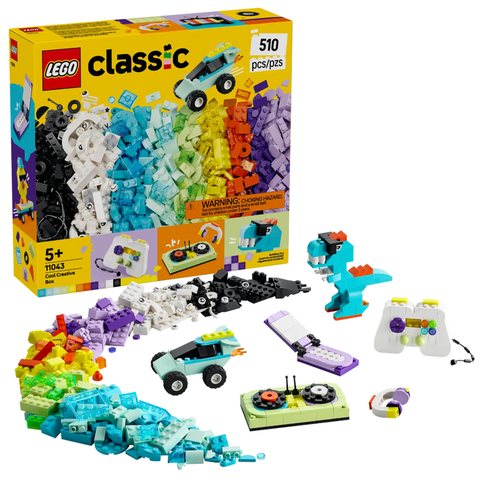 Lego 11043 Classic Cool Creative Box (510 Pieces)-Construction-LEGO-Toycra