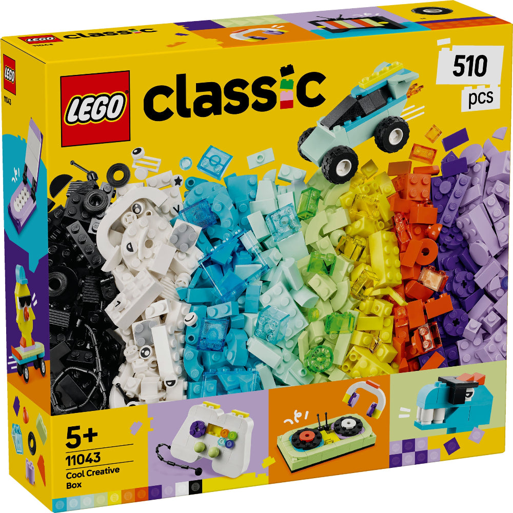 Lego 11043 Classic Cool Creative Box (510 Pieces)