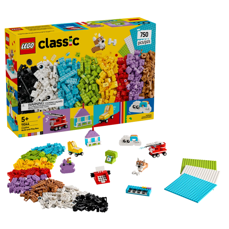Lego 11044 Classic Creative Build-And-Play Box (750 Pieces)