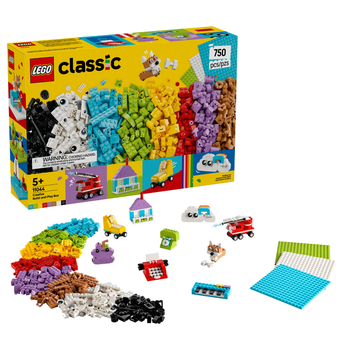 Lego 11044 Classic Creative Build-And-Play Box (750 Pieces)-Construction-LEGO-Toycra