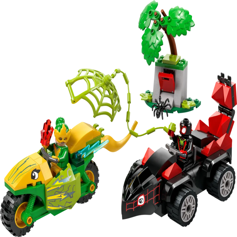 Lego 11198 Spidey Spin And Electro Dinosaur Vehicle Chase (124 Pieces)
