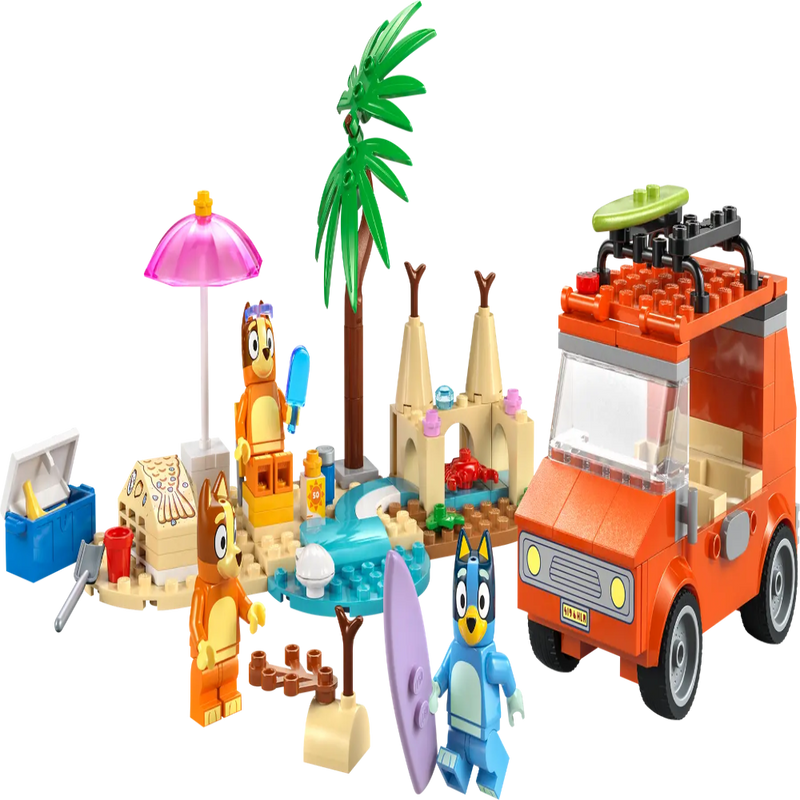 Lego 11202 Bluey Bluey's Beach & Family Car Trip (133 Pieces)