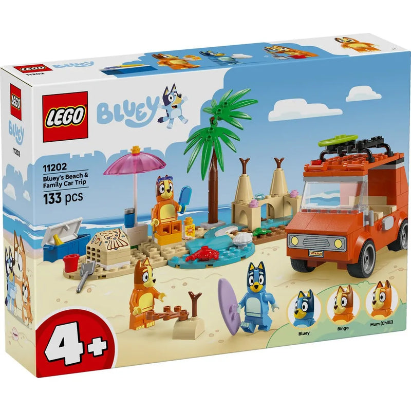 Lego 11202 Bluey Bluey's Beach & Family Car Trip (133 Pieces)