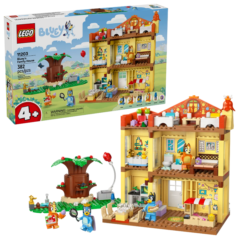 Lego 11203 Bluey Bluey's Family House (382 Pieces)