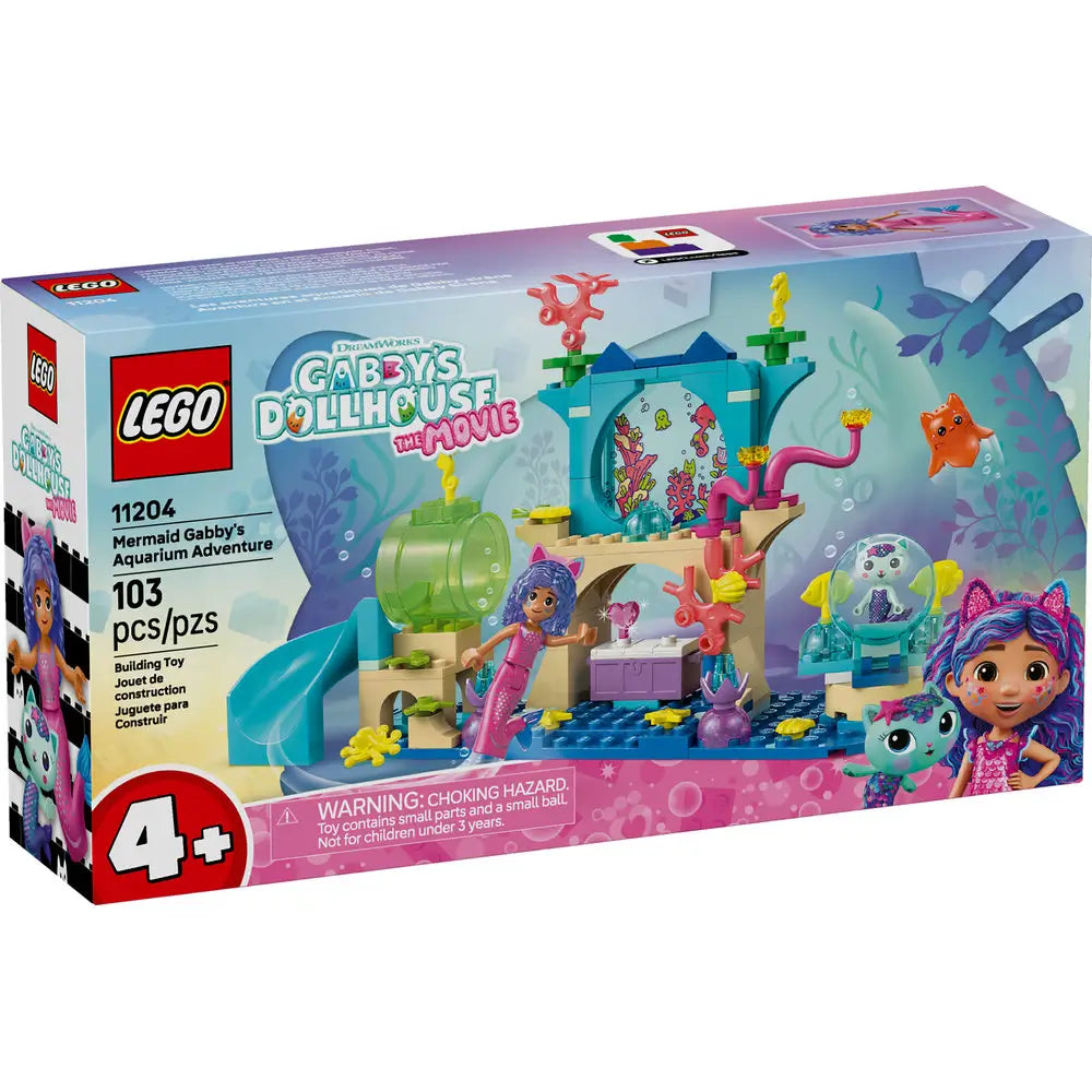 Lego 11204 Gabby's Dollhouse Mermaid Gabby's Aquarium Adventure (103 Pieces)