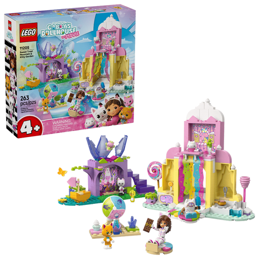 Lego 11205 Gabby's Dollhouse Sweet Treat Mountain & Kitty Garden (263 Pieces)