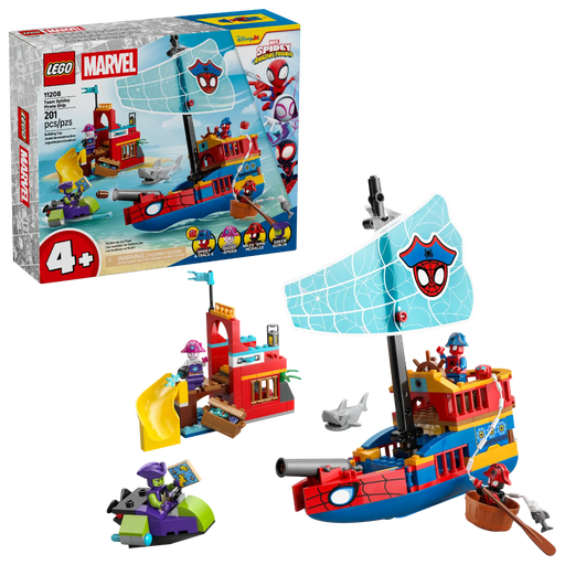Lego 11208 Spidey Team Spidey Pirate Ship (201 Pieces)-Construction-LEGO-Toycra