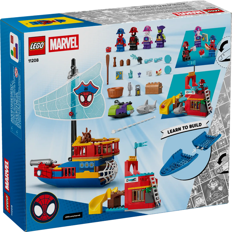 Lego 11208 Spidey Team Spidey Pirate Ship (201 Pieces)