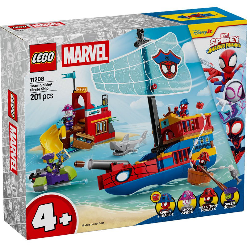 Lego 11208 Spidey Team Spidey Pirate Ship (201 Pieces)