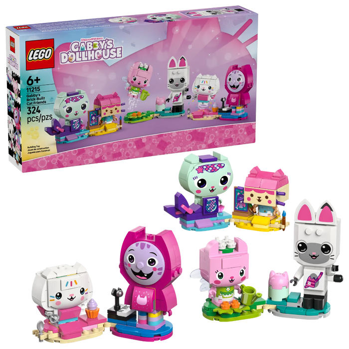 Lego 11215 Gabby's Dollhouse Gabby's Brick-Built Cat Friends (324 Pieces)-Construction-LEGO-Toycra