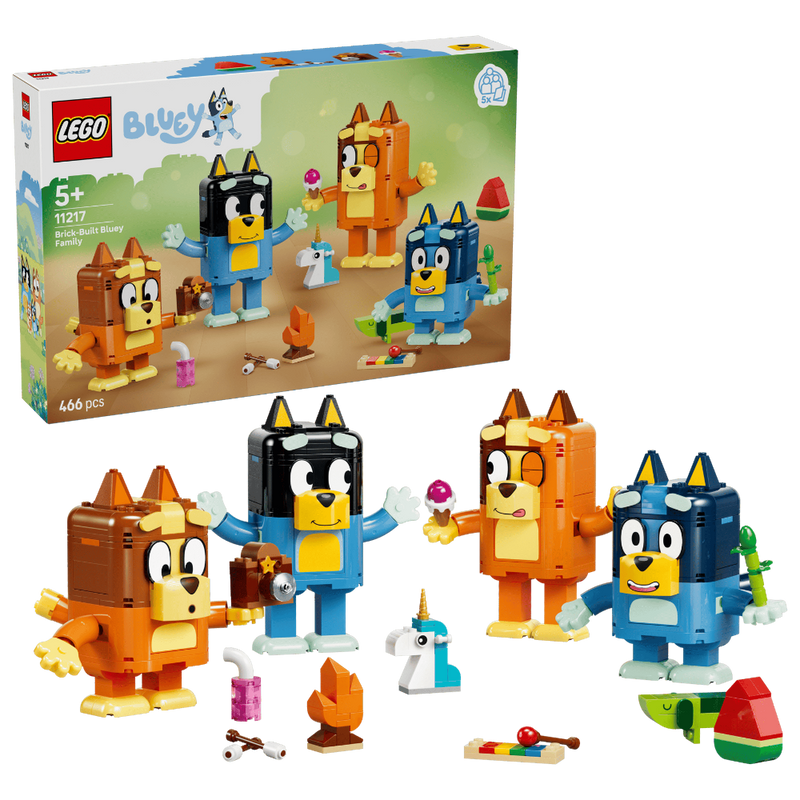 Lego 11217 Bluey Brick-Built Bluey Family (466 Pieces)