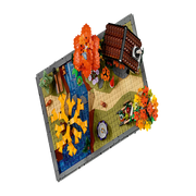 Lego 11372 Icons Autumn Cottage Garden (1102 Pieces)