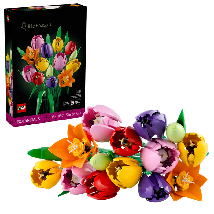 Lego 11501 Botanicals Tulip Bouquet (576 Pieces)-Construction-LEGO-Toycra