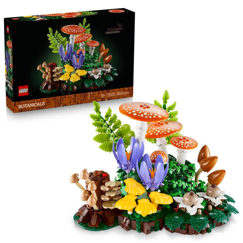 Lego 11505 Botanicals Woodland Mushrooms (806 Pieces)