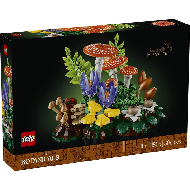 Lego 11505 Botanicals Woodland Mushrooms (806 Pieces)