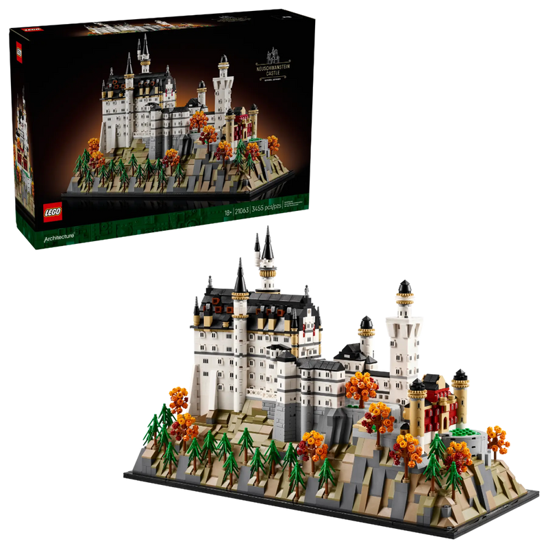 Lego 21063 Architecture Neuschwanstein Castle (3455 Pieces)