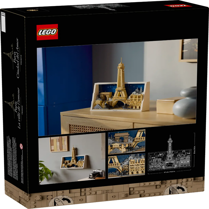 Lego 21064 Architecture Paris – City of Love (958 Pieces)-Construction-LEGO-Toycra