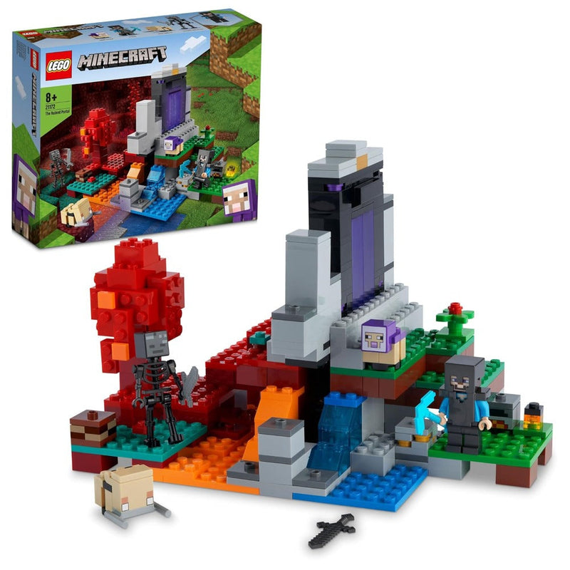 Lego 21172 Minecraft The Ruined Portal (316 Pieces)
