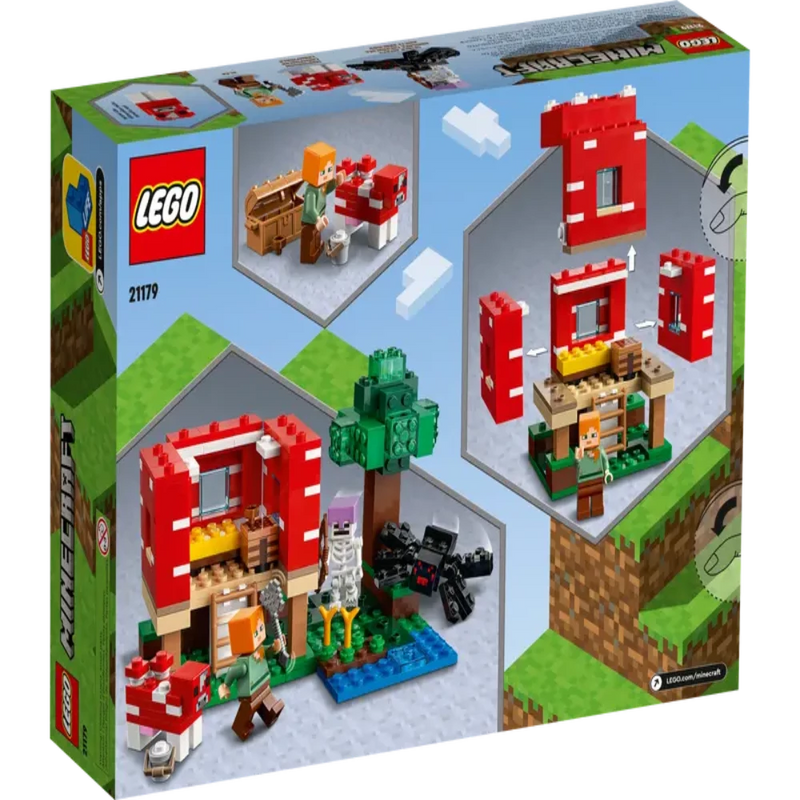 Lego 21179 Minecraft The Mushroom House - 272 Pieces