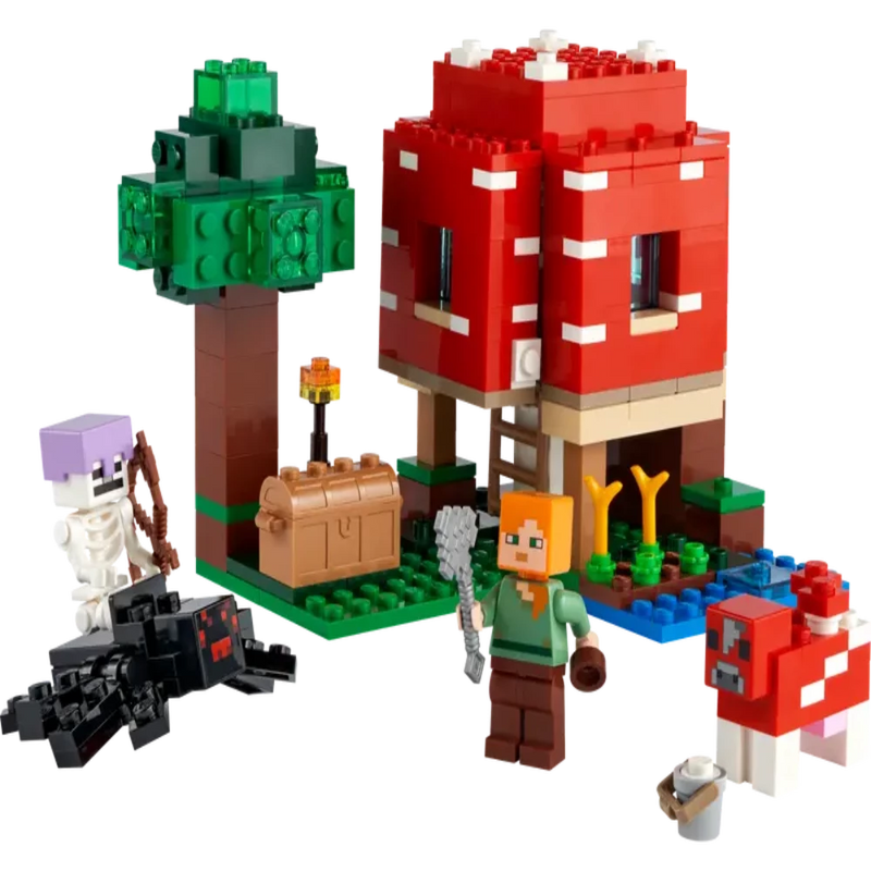 Lego 21179 Minecraft The Mushroom House - 272 Pieces