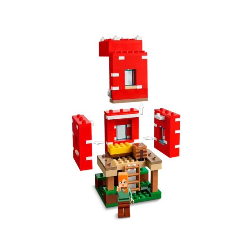 Lego 21179 Minecraft The Mushroom House - 272 Pieces