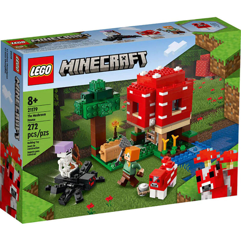 Lego 21179 Minecraft The Mushroom House - 272 Pieces