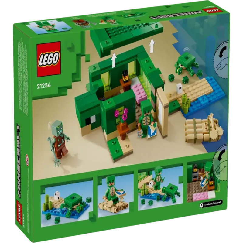 Lego 21254 Minecraft The Turtle Beach House - 234 Pieces