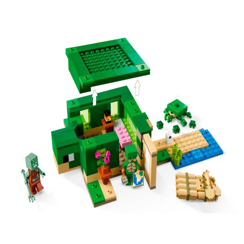 Lego 21254 Minecraft The Turtle Beach House - 234 Pieces