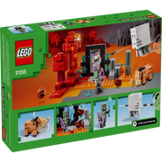 Lego 21255 Minecraft The Nether Portal Ambush - 352 Pieces