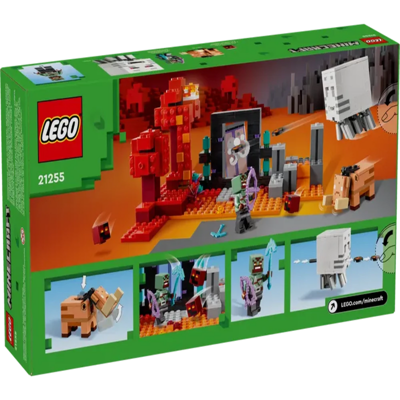 Lego 21255 Minecraft The Nether Portal Ambush - 352 Pieces