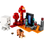 Lego 21255 Minecraft The Nether Portal Ambush - 352 Pieces