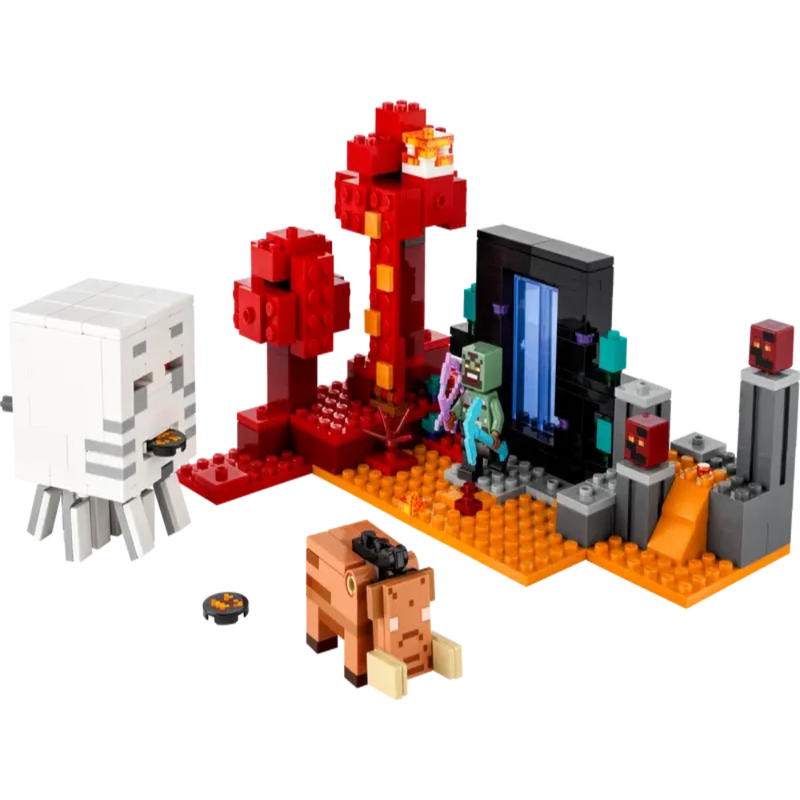 Lego 21255 Minecraft The Nether Portal Ambush - 352 Pieces