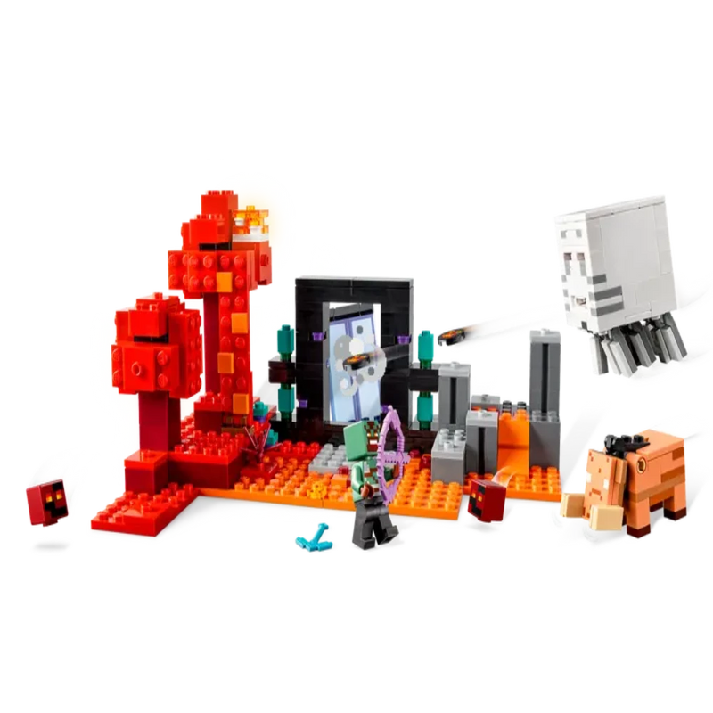 Lego 21255 Minecraft The Nether Portal Ambush - 352 Pieces