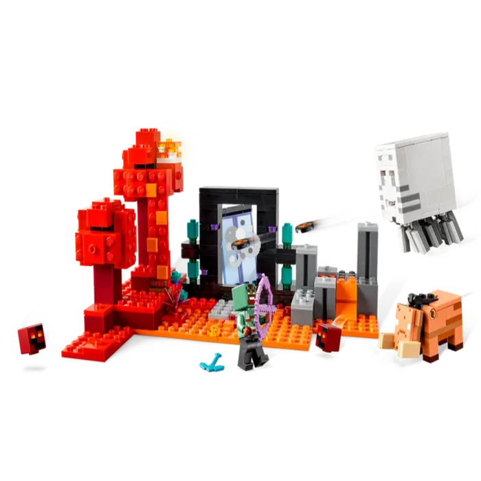 Lego 21255 Minecraft The Nether Portal Ambush - 352 Pieces-Construction-LEGO-Toycra