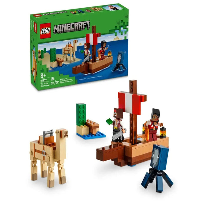 Lego 21259 Minecraft The Pirate Ship Voyage (166 Pieces) — Toycra