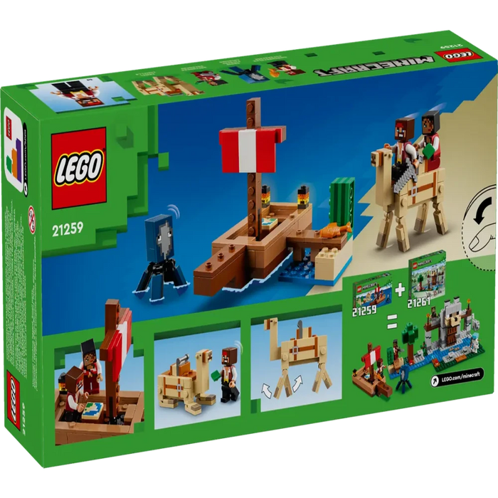 Lego 21259 Minecraft The Pirate Ship Voyage (166 Pieces)-Construction-LEGO-Toycra