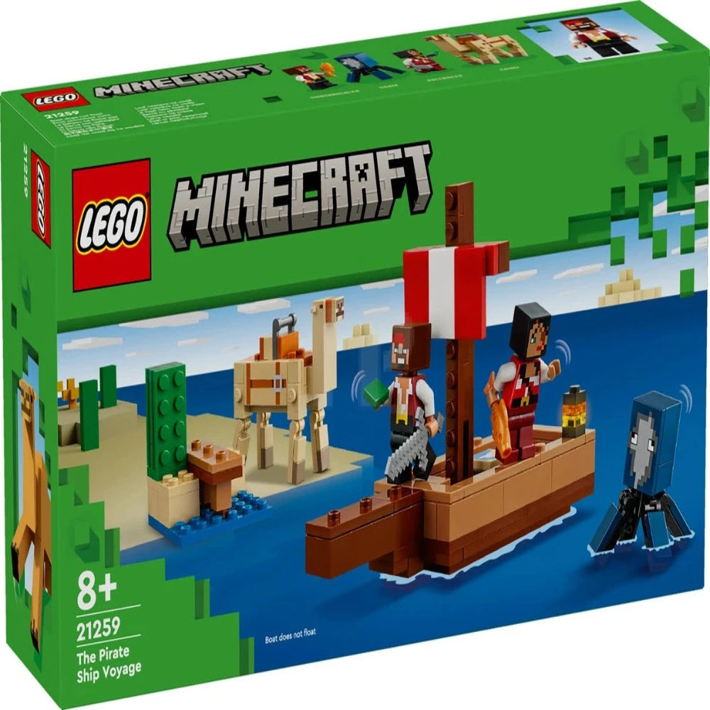 Lego 21259 Minecraft The Pirate Ship Voyage (166 Pieces) — Toycra