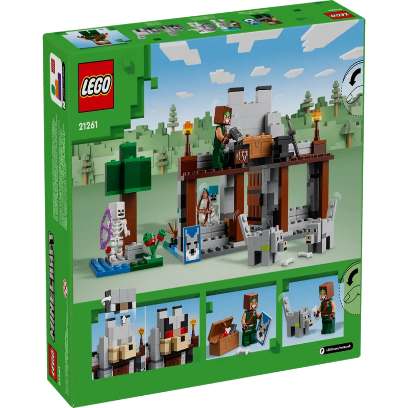 Lego 21261 Minecraft The Wolf Stronghold (312 Pieces)