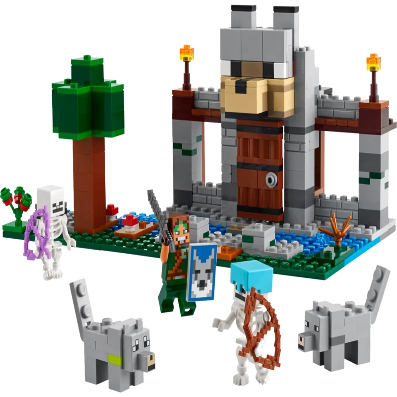 Lego 21261 Minecraft The Wolf Stronghold (312 Pieces)