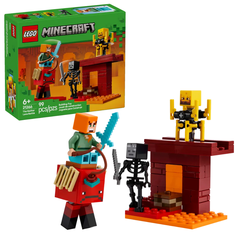 Lego 21266 Minecraft The Nether Lava Battle (99 Pieces)