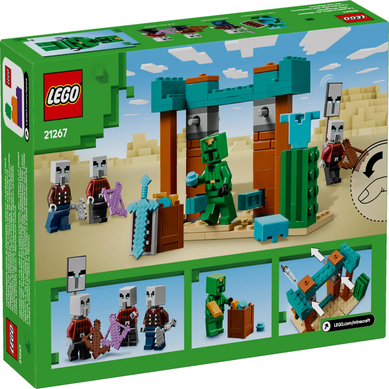 Lego 21267 Minecraft The Illager Desert Patrol (105 Pieces)
