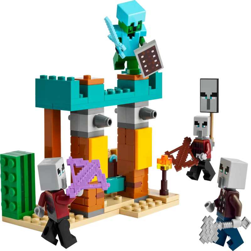 Lego 21267 Minecraft The Illager Desert Patrol (105 Pieces)