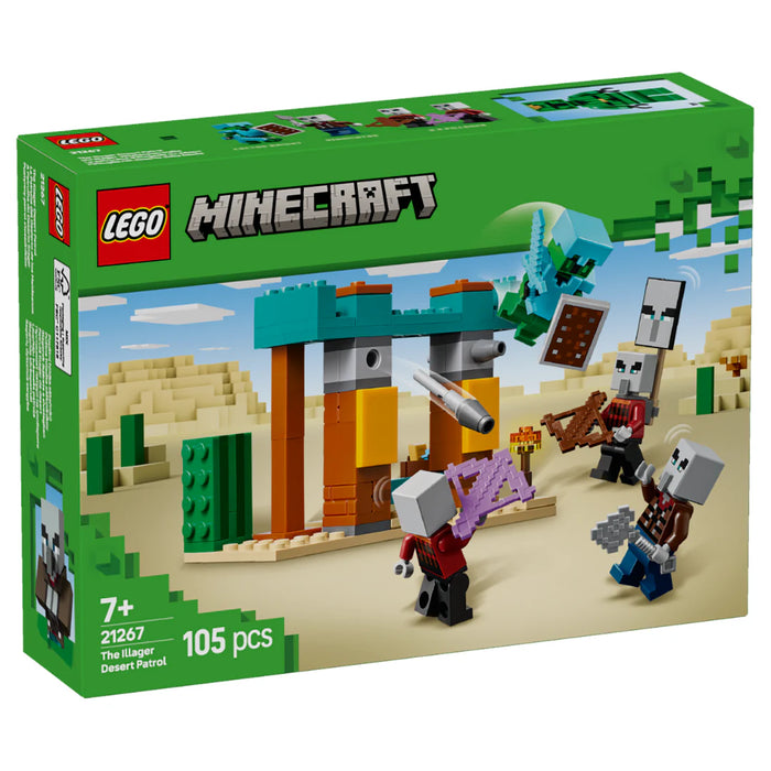 Lego 21267 Minecraft The Illager Desert Patrol (105 Pieces)-Construction-LEGO-Toycra