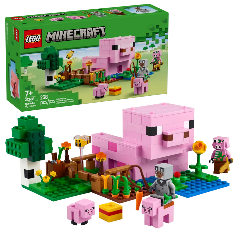 Lego 21268 Minecraft The Baby Pig House (238 Pieces)