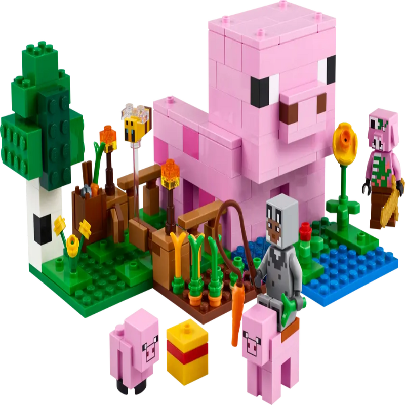 Lego 21268 Minecraft The Baby Pig House (238 Pieces)