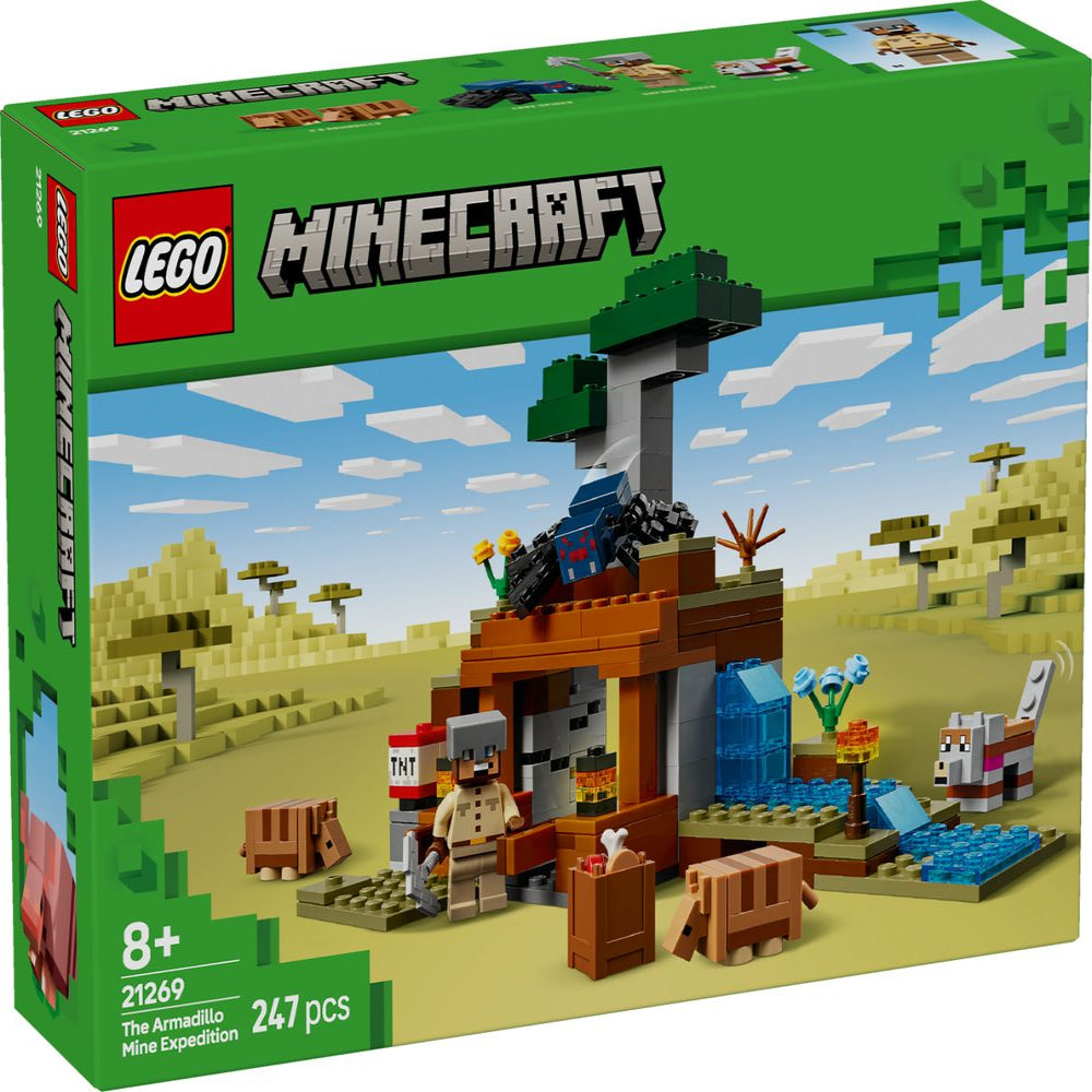 Lego 21269 Minecraft The Armadillo Mine Expedition (247 Pieces )