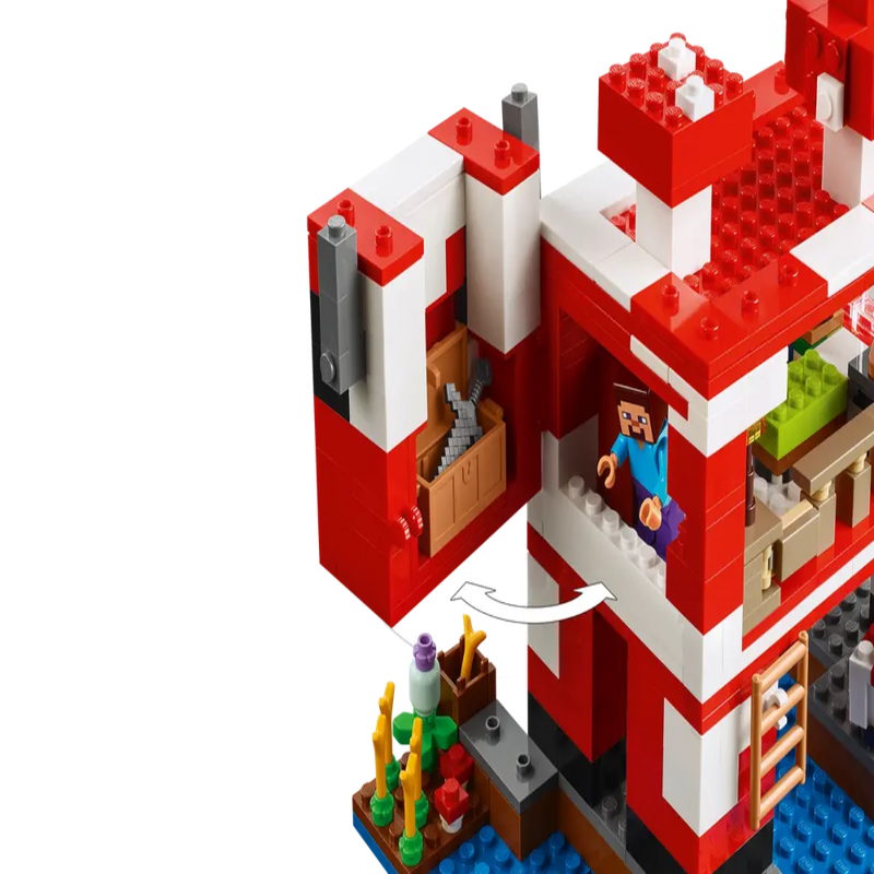 Lego 21270 Minecraft The Mooshroom House (500 Pieces)